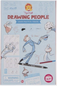 Kreativní sada Tiger Tribe Drawing People - Learn. Practice. Create