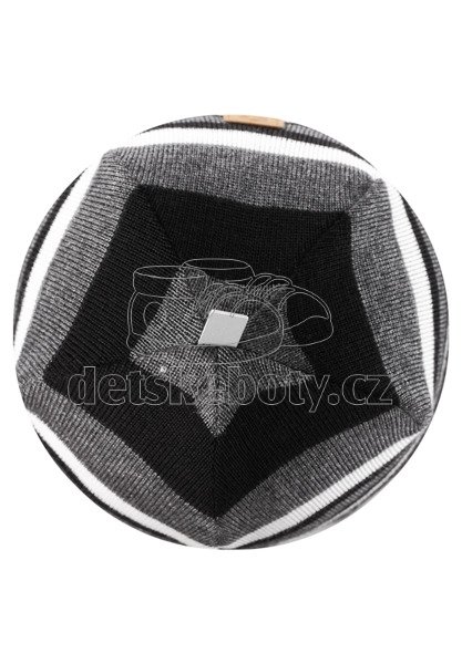 Dětská zimní čepice Reima Simo 518471-9991 black Velikost: 46 (obrázek 4)
