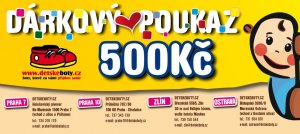 Dárkový poukaz 500 Kč