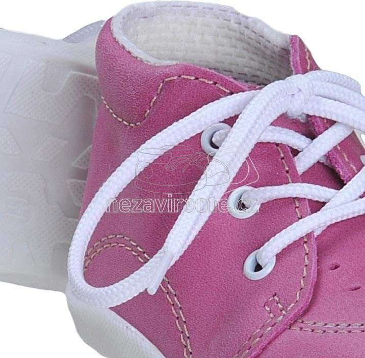 Dětské capáčky BOOTS4U T014 růžová Velikost: 22 (obrázek 4)