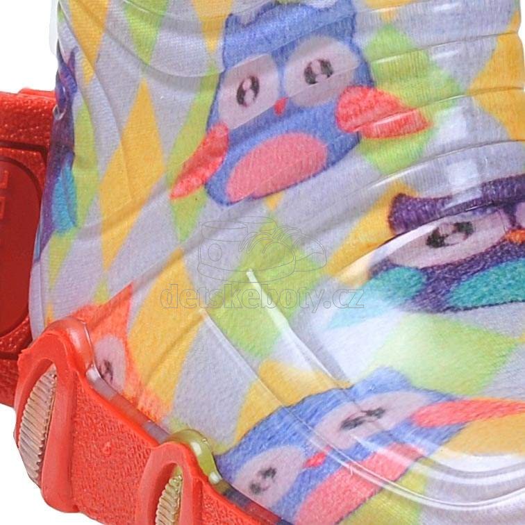 Dětské gumáky Vela Shoes sova Velikost: 33-34 (obrázek 4)