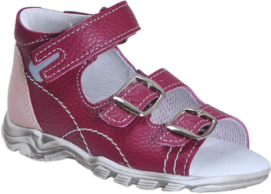 Dětské letní boty Boots4u T-213 bordo rose Velikost: 30