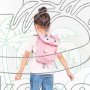 Batůžek pro nejmenší Affenzahn Ulrike Unicorn small - pink (obrázek 5)