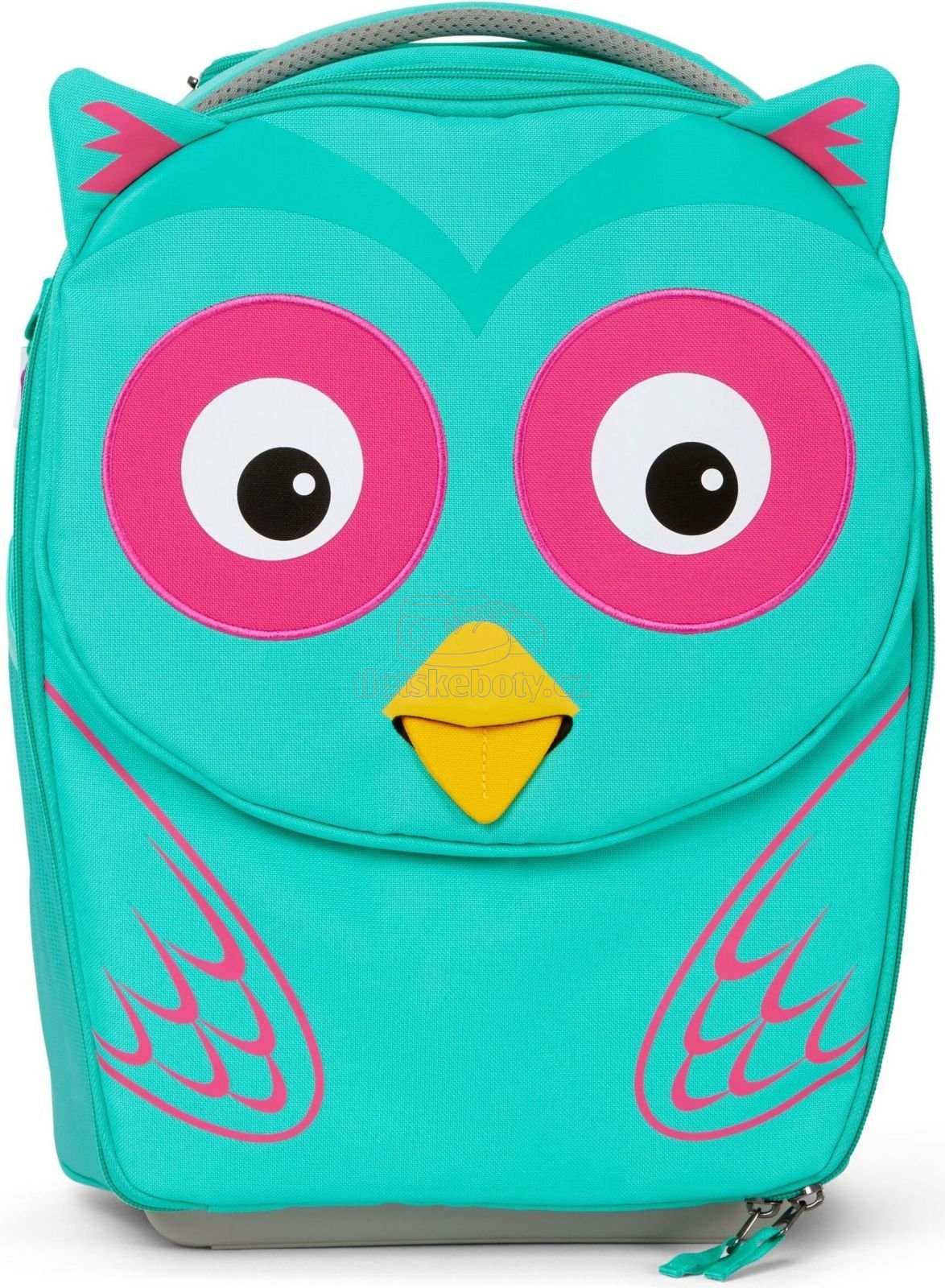 Dětský cestovní kufřík Affenzahn Suitcase Olivia Owl - turquoise