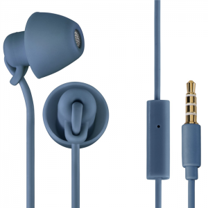 Thomson sluchátka s mikrofonem EAR3008 Piccolino, mini špunty, modrá 132638