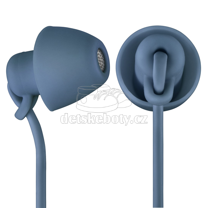 Thomson sluchátka s mikrofonem EAR3008 Piccolino, mini špunty, modrá 132638