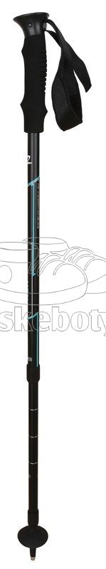 Trek W, Anthracite/turquoise