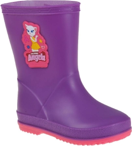 Dětské gumáky Coqui 8505 purple/Lt.fuchsia