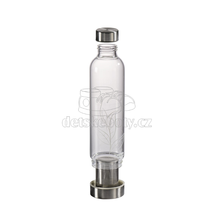 Xavax skleněná lahev na nápoje, 500 ml, se sítkem a neoprenovým obalem (obrázek 9)