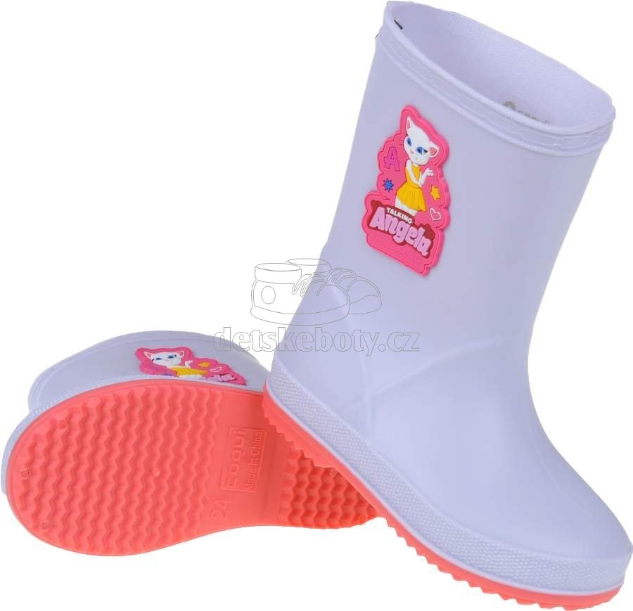 Dětské gumáky Coqui 8505 grey/new rouge Velikost: 29 (obrázek 3)
