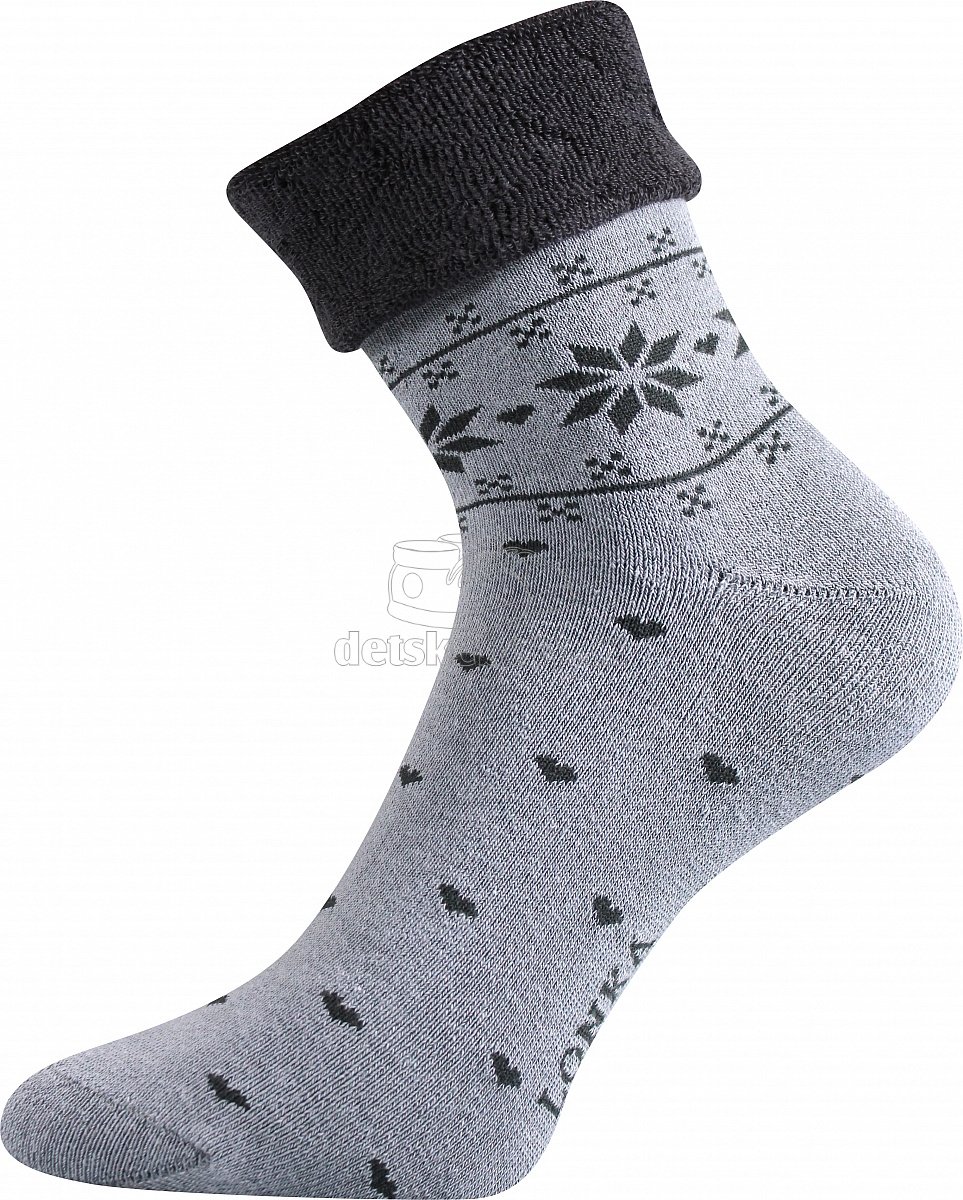 Dětské ponožky Lonka Frotana šedá