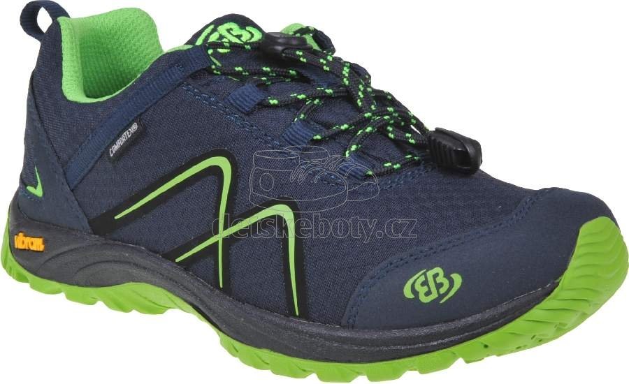 Dětské celoroční boty EB BRÜTTING 421088 marine/lemon