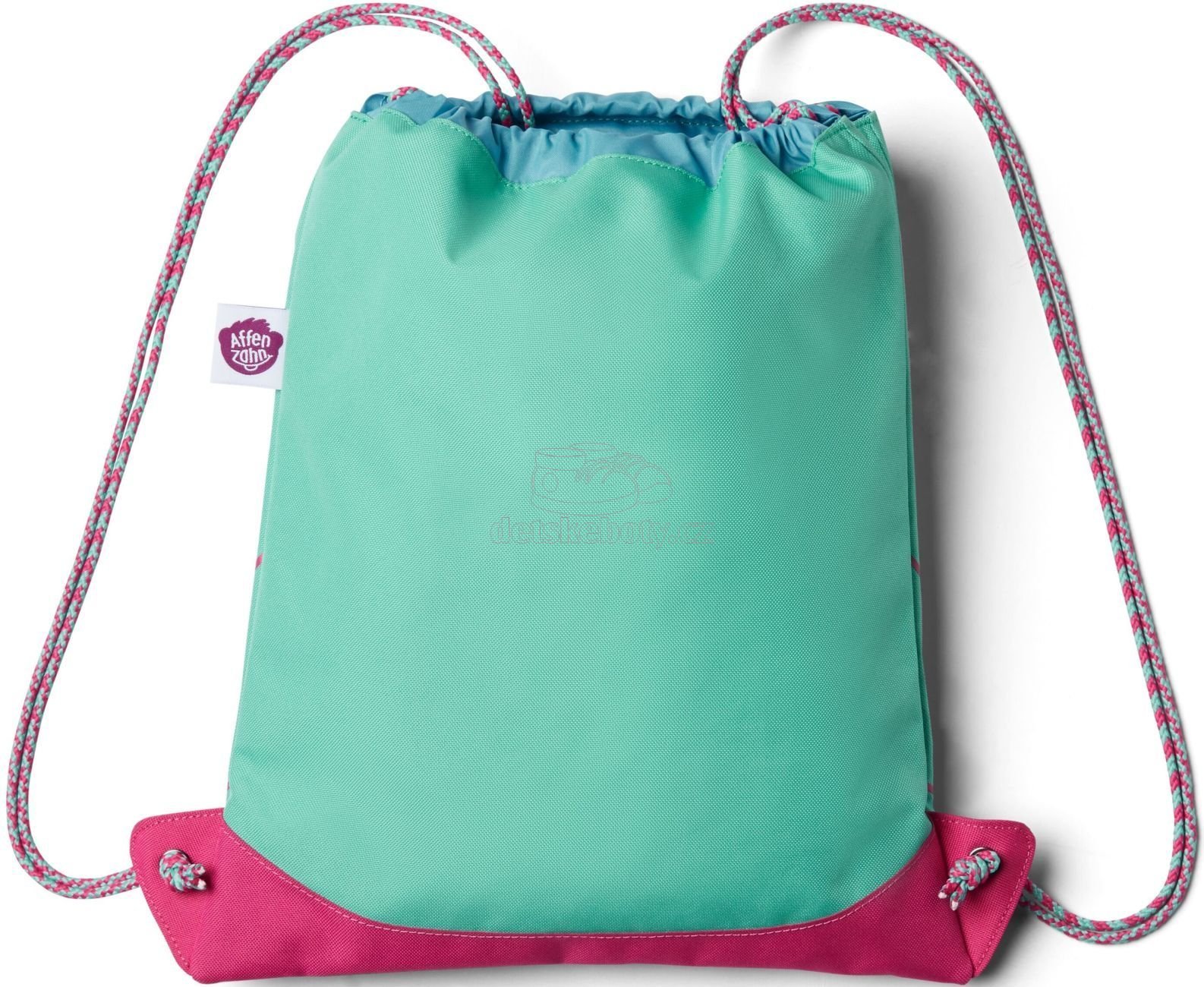 Dětský batůžek Affenzahn Kids Sportsbag Owl – turquoise