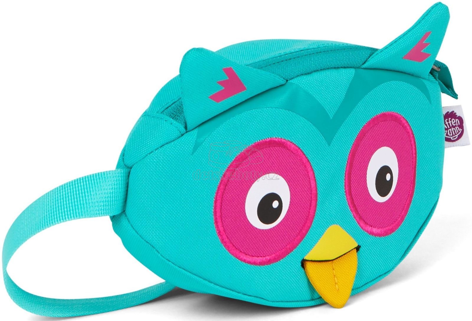 Dětská ledvinka Affenzahn Hip-Bag – Olivia Owl – turquoise