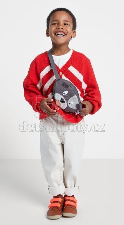 Dětská ledvinka Affenzahn Hip-Bag - Dog David - grey (obrázek 6)