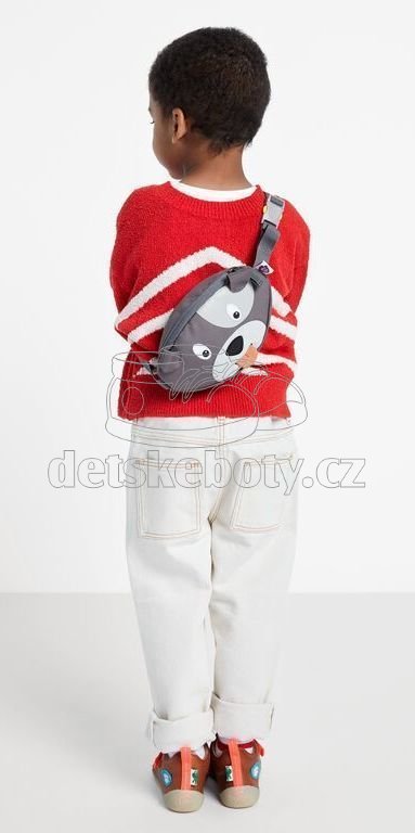 Dětská ledvinka Affenzahn Hip-Bag - Dog David - grey (obrázek 7)