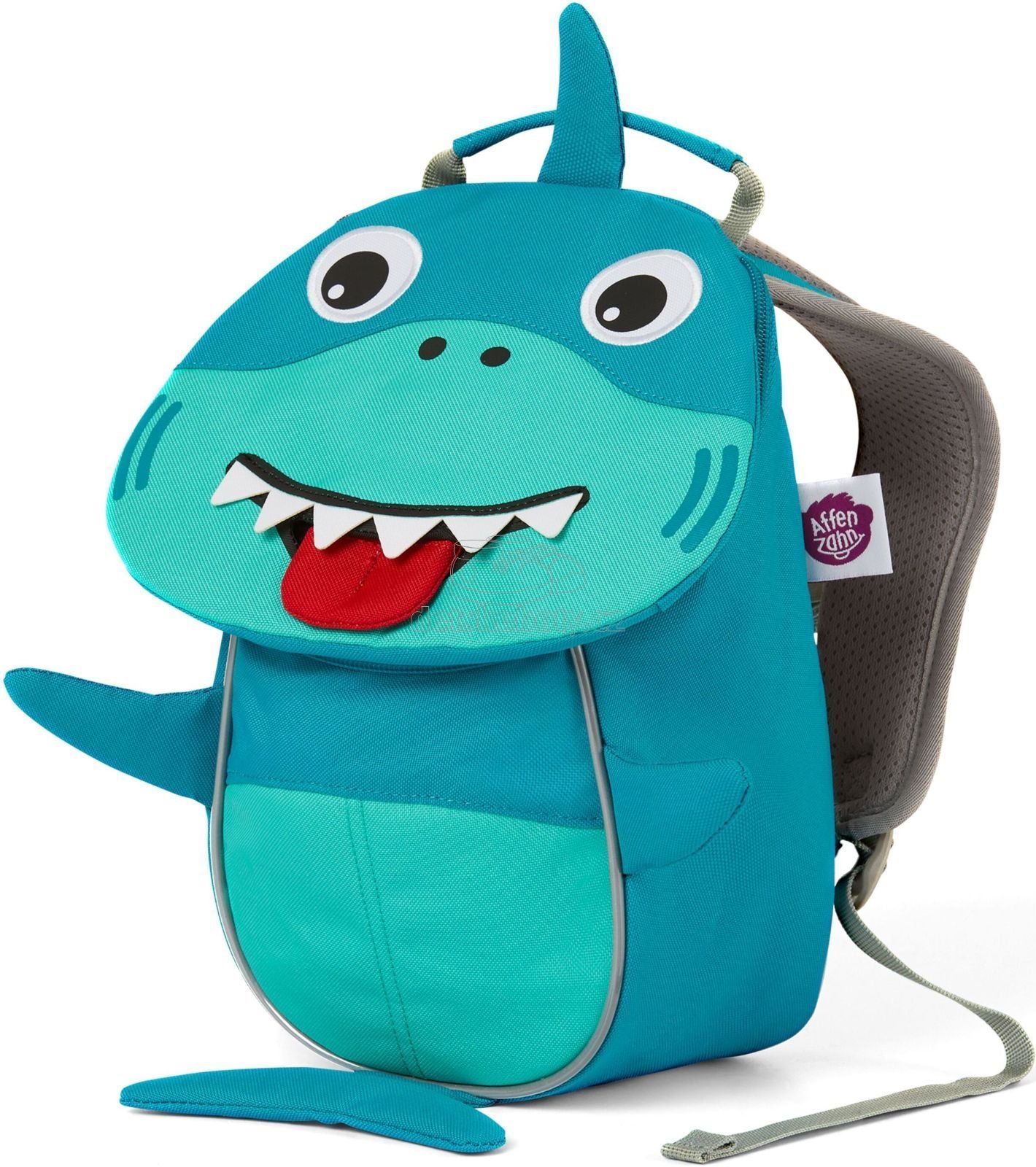 Batůžek pro nejmenší Affenzahn Small Friend Shark - turquoise (obrázek 3)