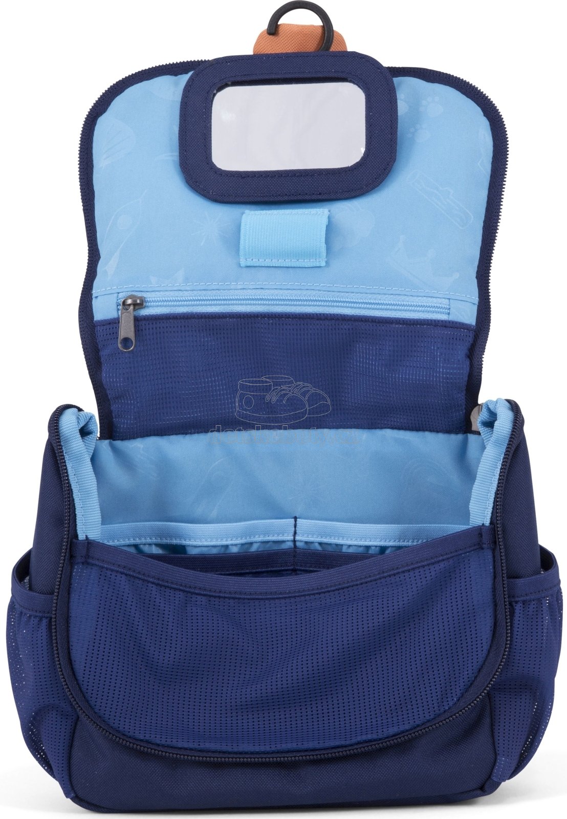 Dětská kosmetická taštička Affenzahn Washbag Bobo Bear - petrol (obrázek 7)