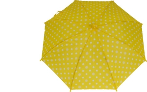Deštník Dopller 72680D žlutý puntík