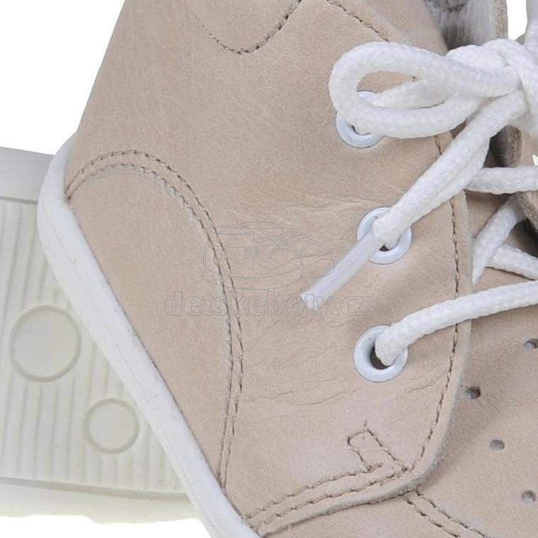 Dětské capáčky BOOTS4U T014 nappa taupe Velikost: 19 (obrázek 4)