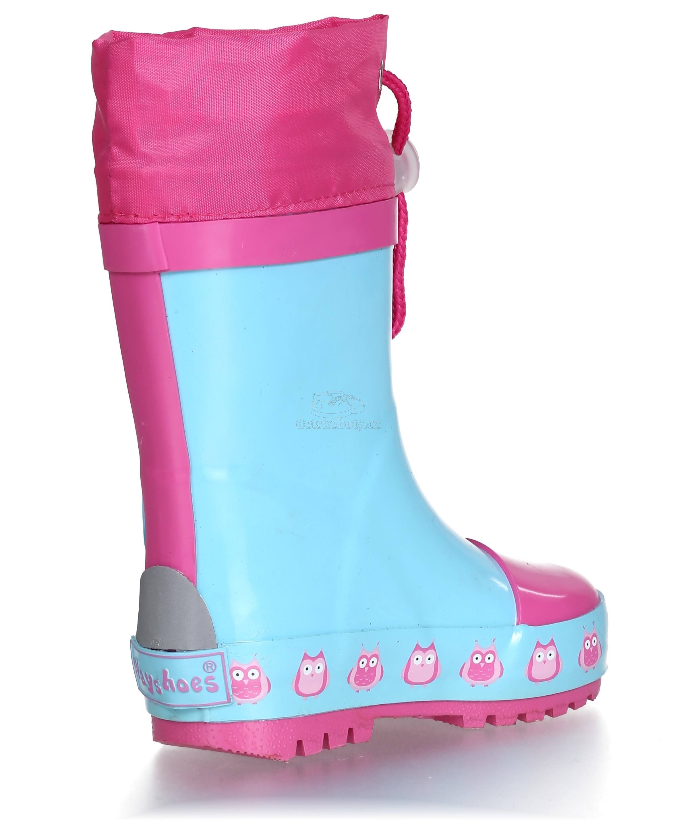 Dětské holinky Playshoes 188599 Owls Velikost: 32-33 (obrázek 4)