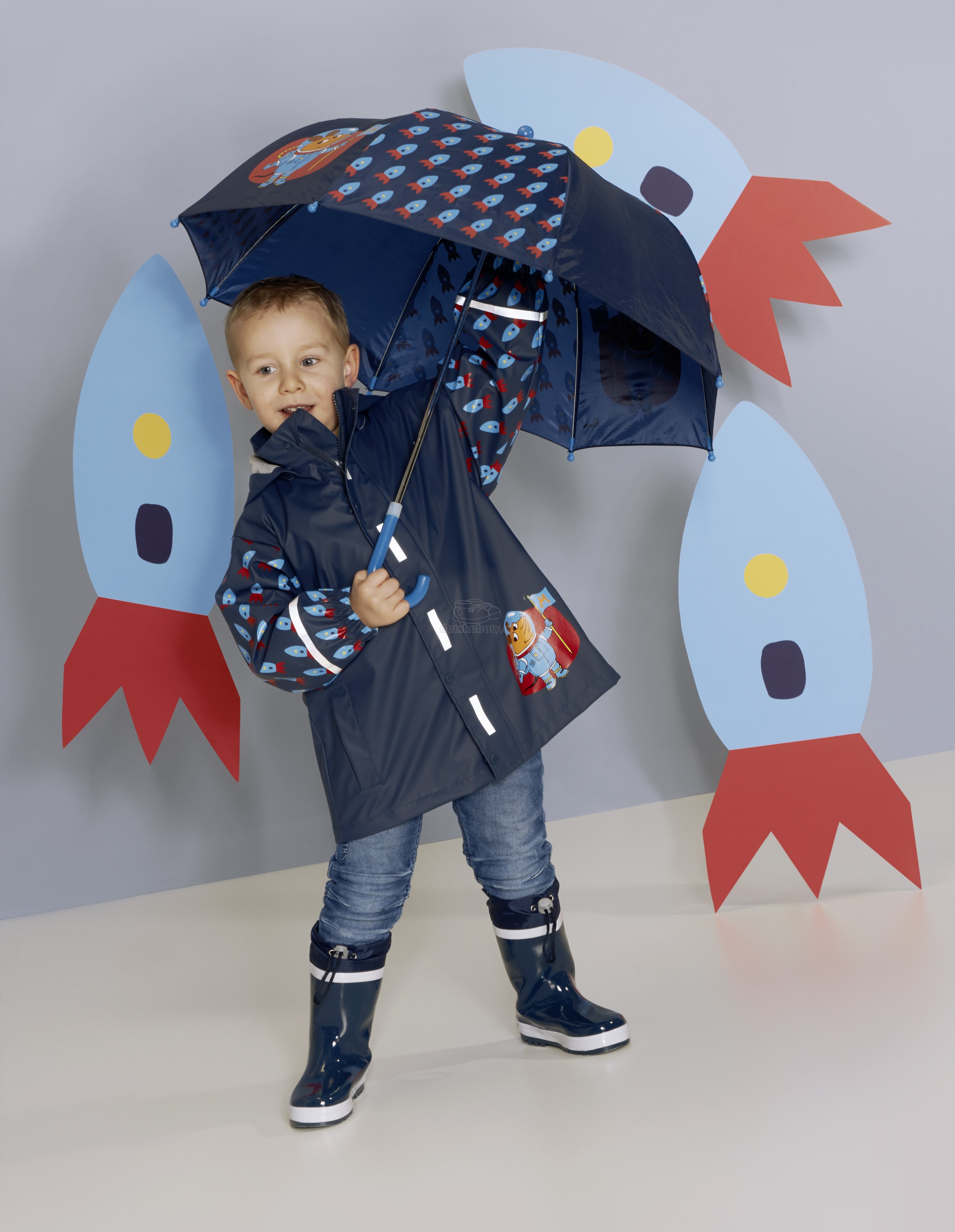 Pláštěnka Playshoes 408507 Outer Space Velikost: 116 (obrázek 4)