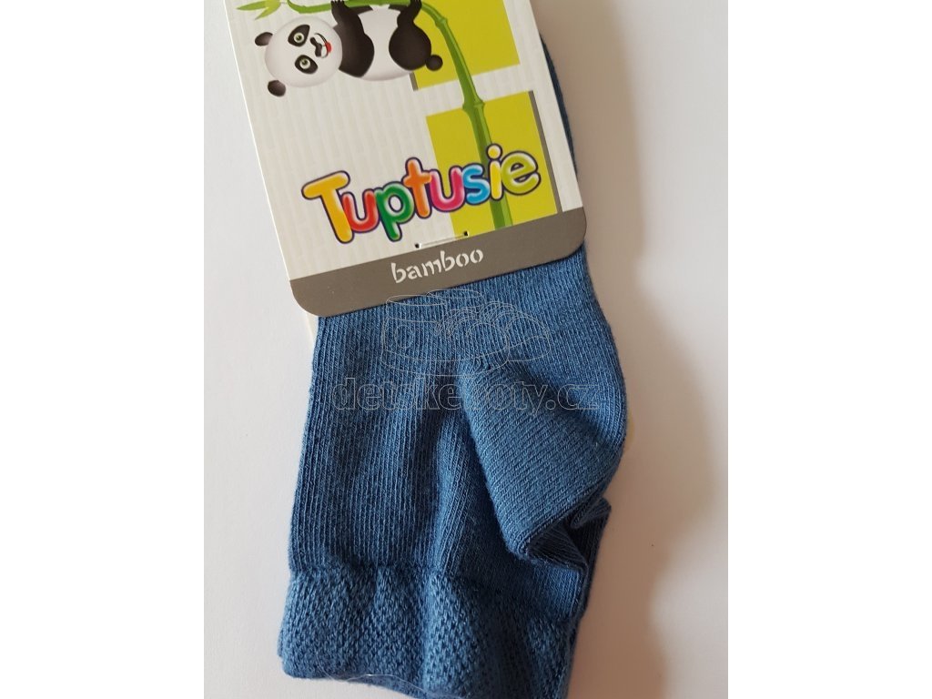  Dětské bambusové ponožky TUPTUSIE džínové 995/7/838 