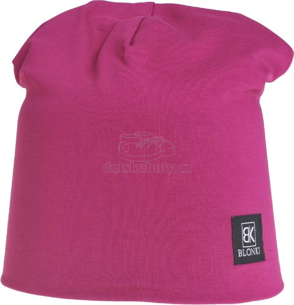 Dětská jarní čepice Blonki fialová č.15 Velikost: 45-47
