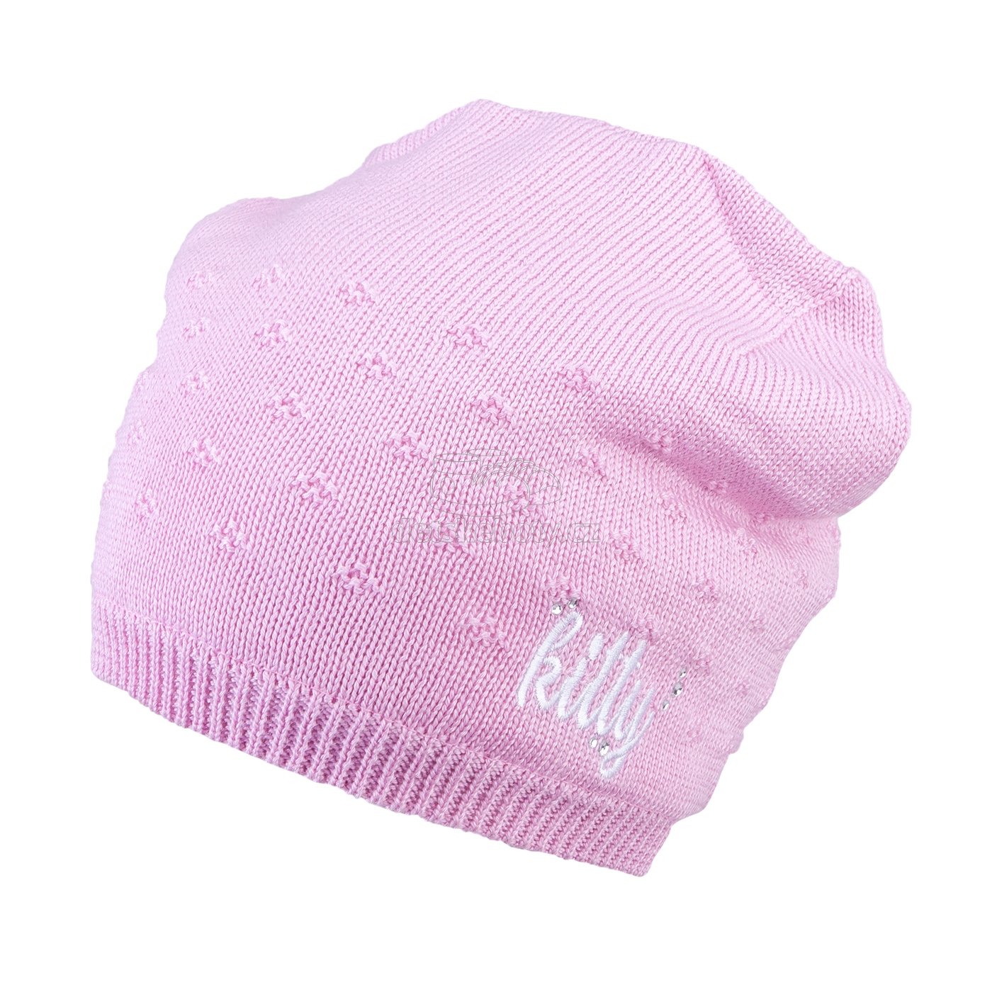 Dětská zimní čepice TUTU 3-005142 lt.pink