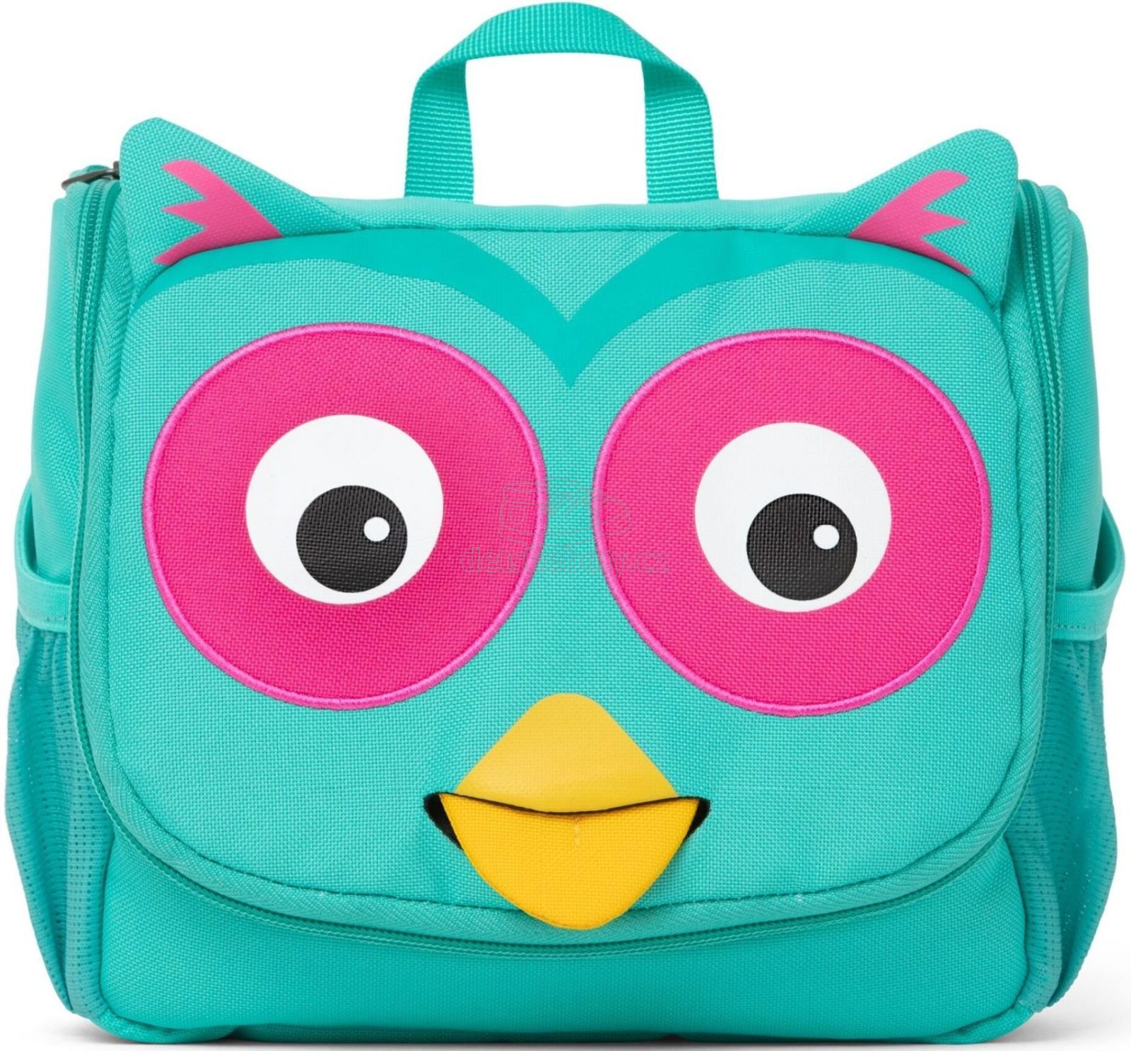 Dětská kosmetická taštička Affenzahn Washbag - Olivia Owl - turquoise