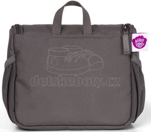 Dětská kosmetická taštička Affenzahn Washbag Dog David - grey (obrázek 3)