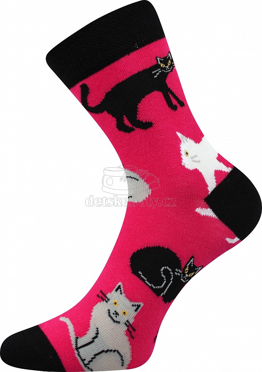 Dětské ponožky Boma 057-21-43 kočky Velikost: 35-38