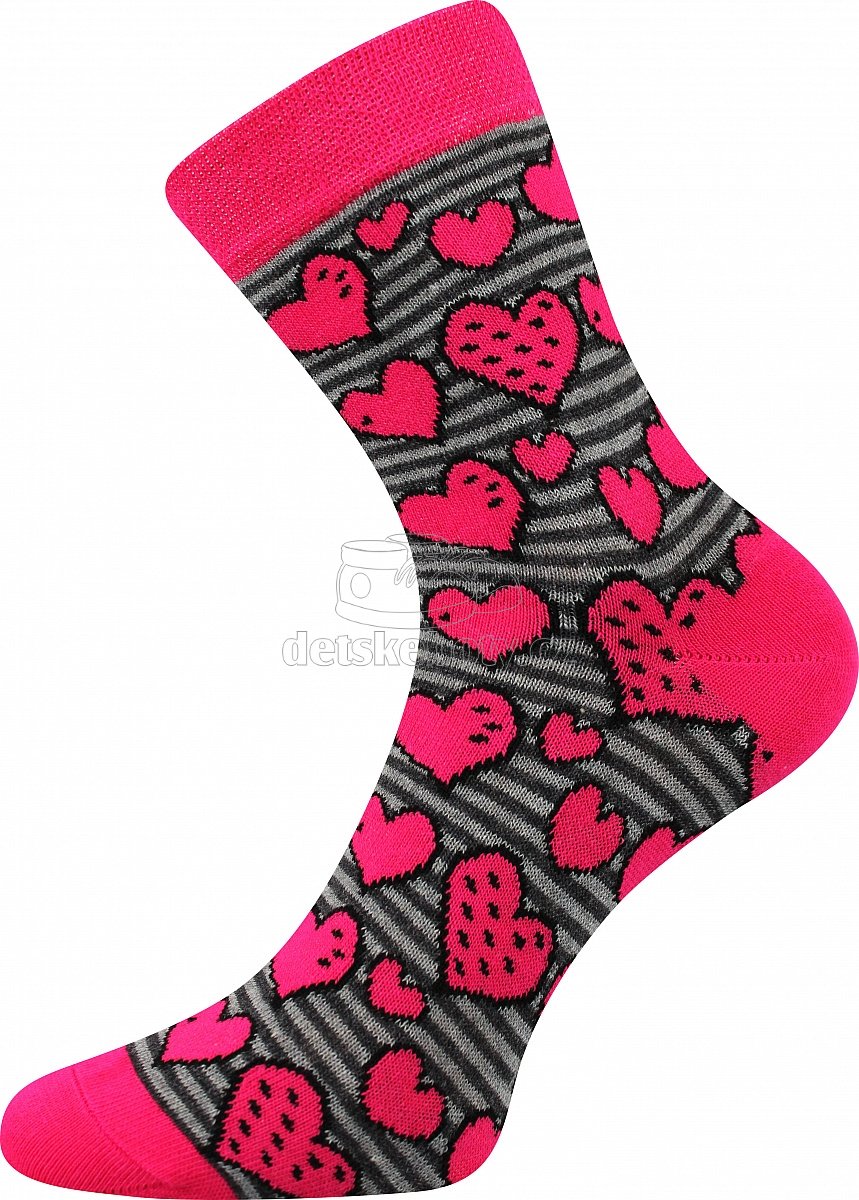 Dětské ponožky Boma 057-21-43 srdce Velikost: 35-38