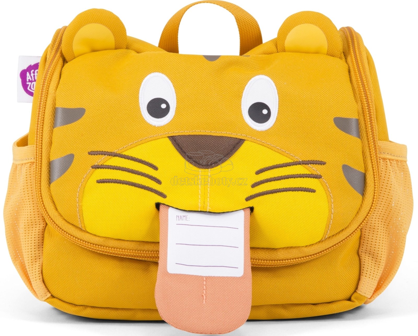 Dětská kosmetická taštička Affenzahn Washbag Timmy Tiger - yellow (obrázek 4)