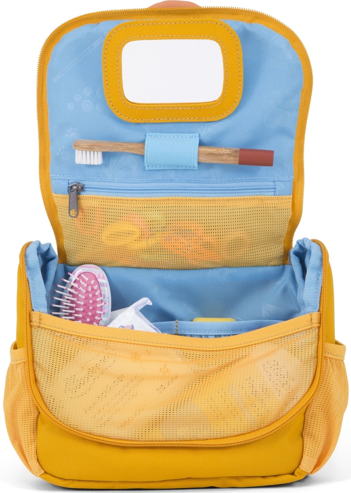 Dětská kosmetická taštička Affenzahn Washbag Timmy Tiger - yellow (obrázek 5)