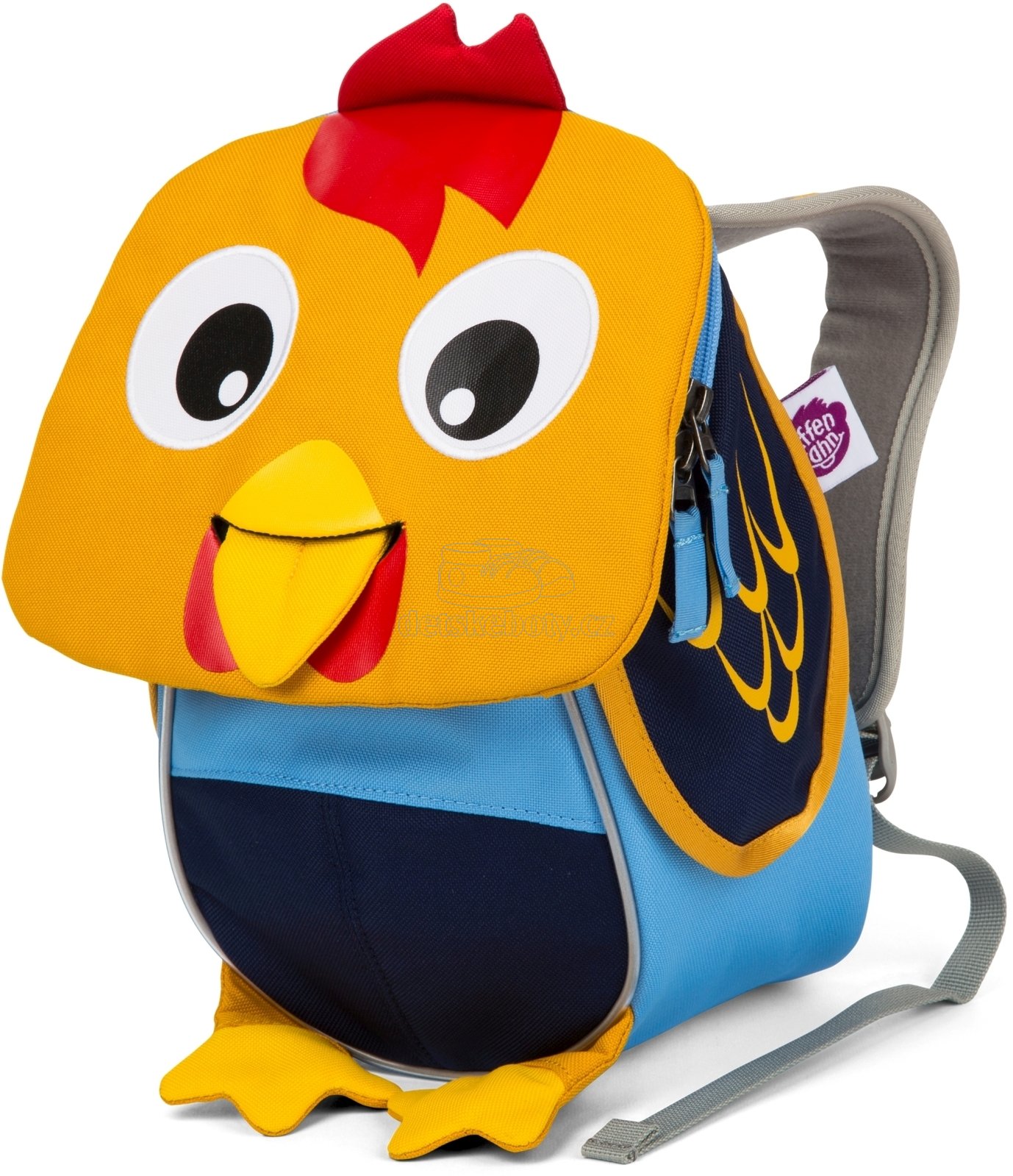 Batůžek pro nejmenší Affenzahn Richi Rooster small – yellow