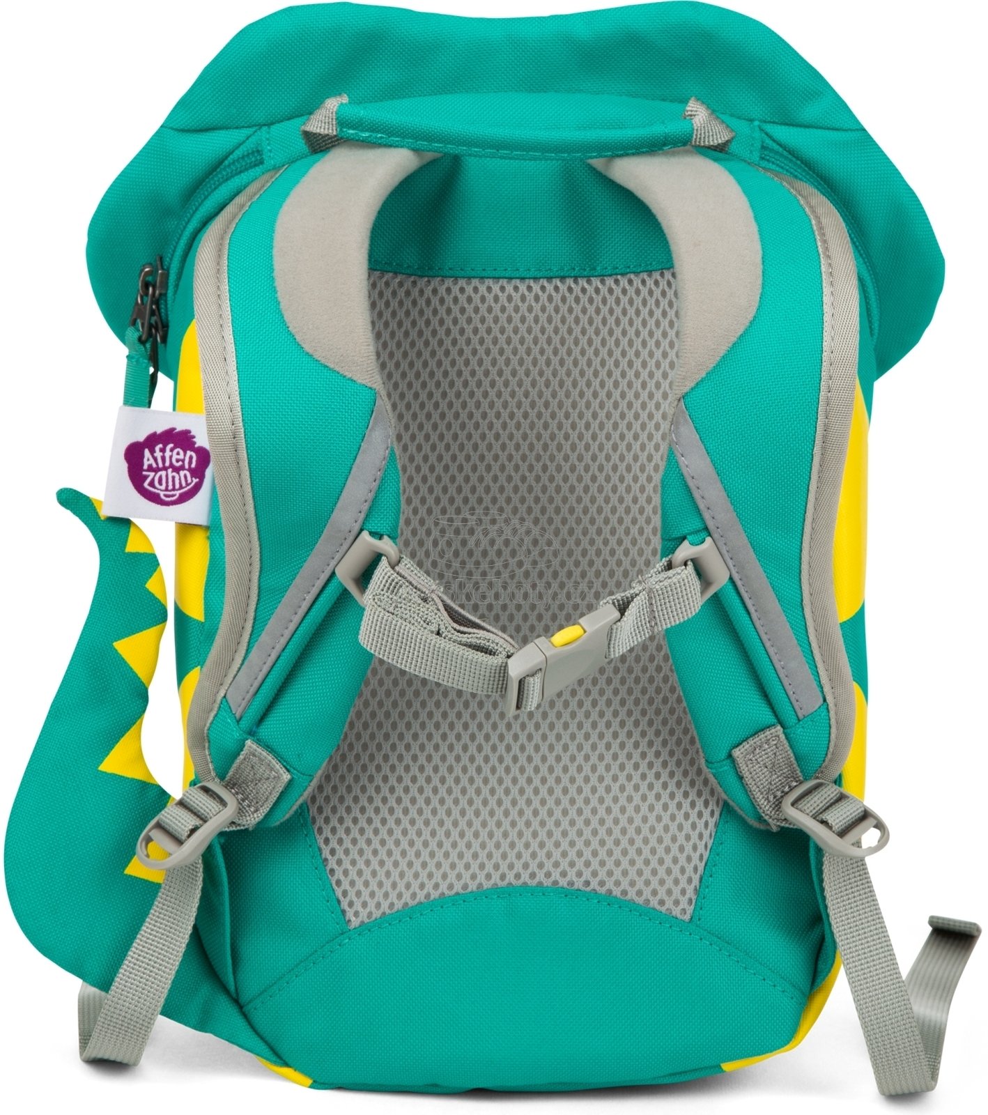 Batůžek pro nejmenší Affenzahn Samuel Snake small - turquoise (obrázek 4)