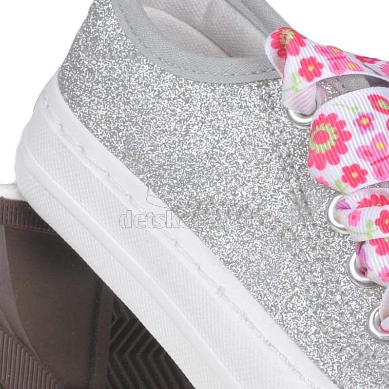 Dětské celoroční boty Lelli Kelly LK1328 LH01 silvilla silver glitter Velikost: 35 (obrázek 4)