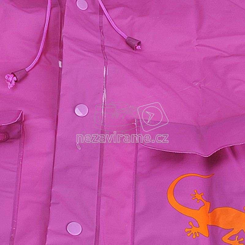 Pláštěnka Pidilidi PL45 růžová Velikost: 10 let