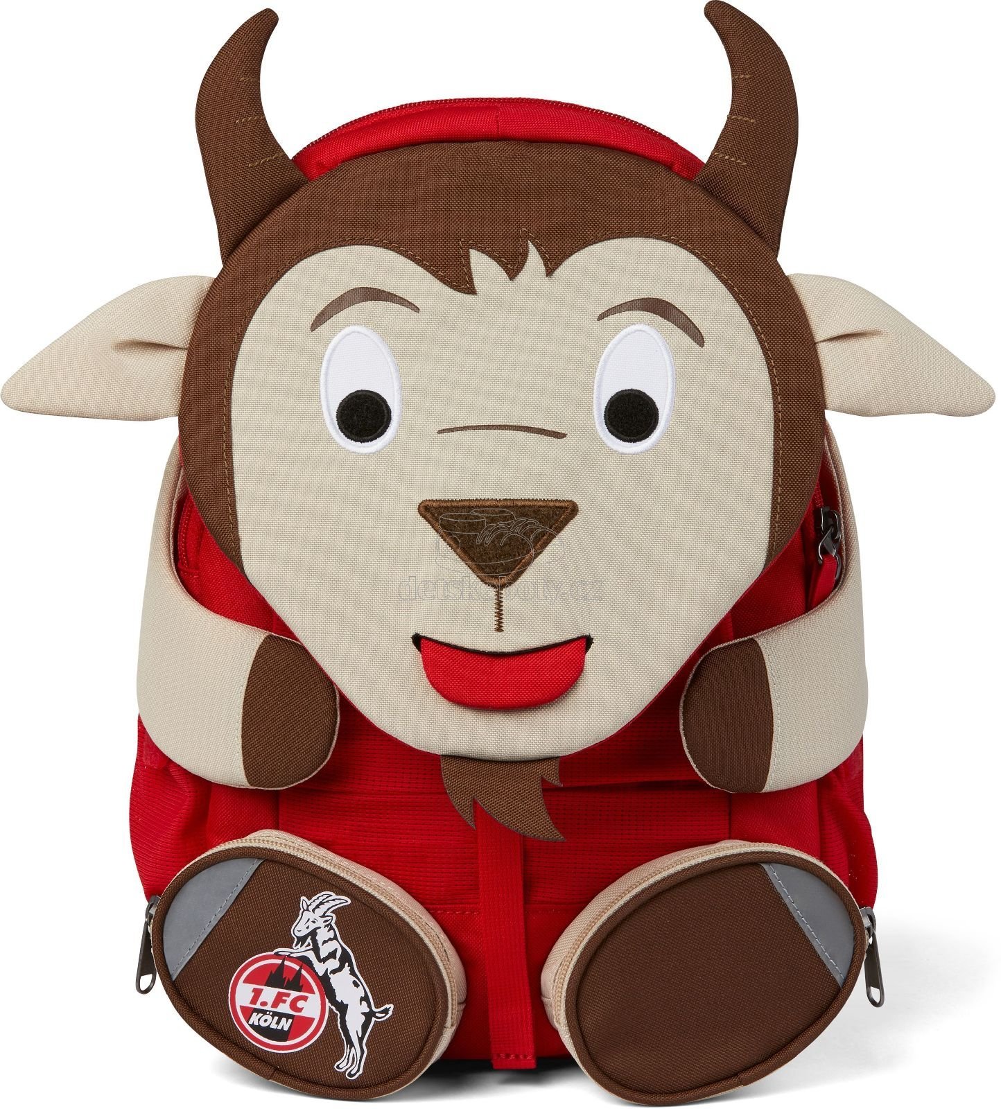 Dětský batoh do školky Affenzahn Hennes Goat large - red (obrázek 5)