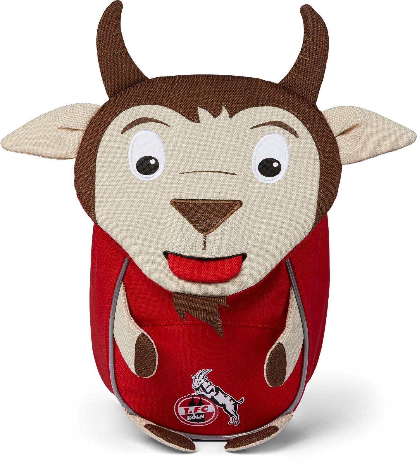 Batůžek pro nejmenší Affenzahn Hennes Goat small - red (obrázek 5)