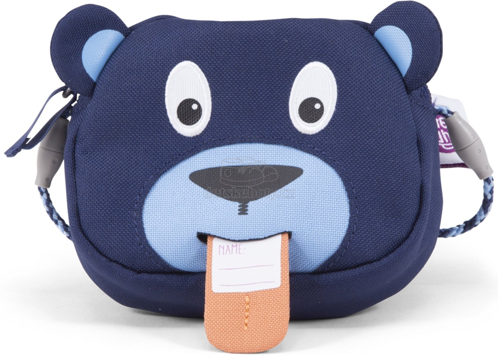 Dětská kabelka Affenzahn Purse Bobo Bear - petrol wallet (obrázek 3)