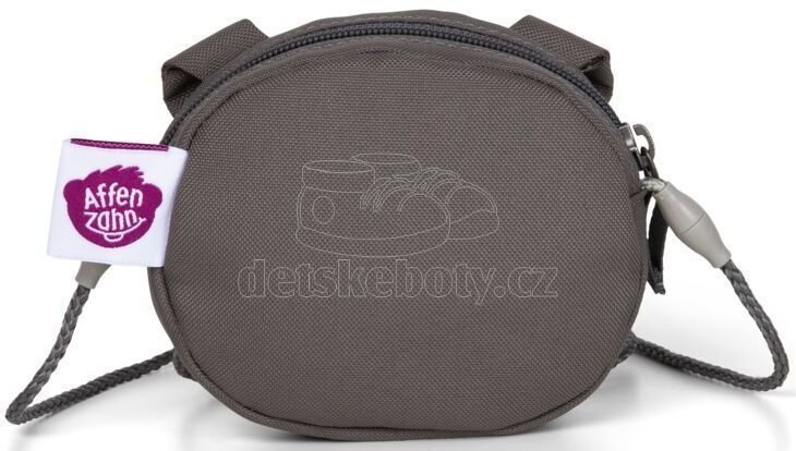 Dětská kabelka Affenzahn Dog David – grey wallet
