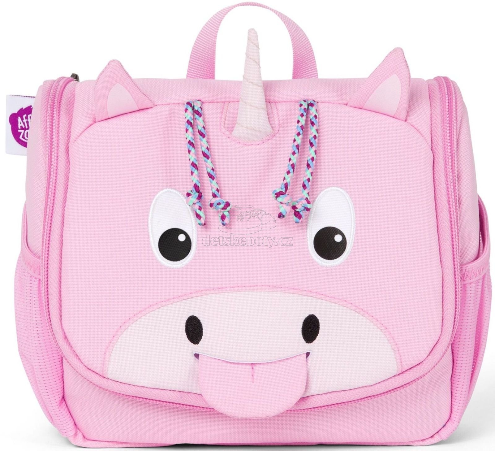 Dětská kosmetická taštička Affenzahn Washbag - Ulrike Unicorn - pink