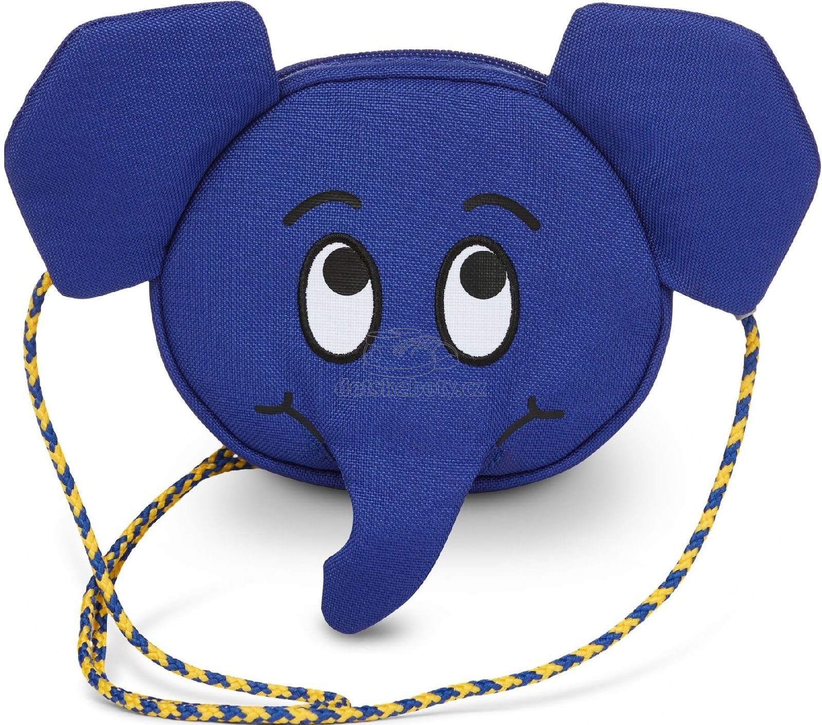 Dětská kabelka Affenzahn Kids Wallet Emil Elephant - blue