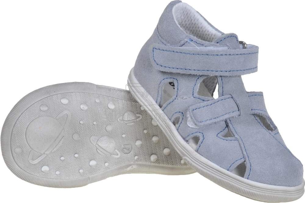 Dětské letní boty Boots4u T018 SV šedá Velikost: 19 (obrázek 3)