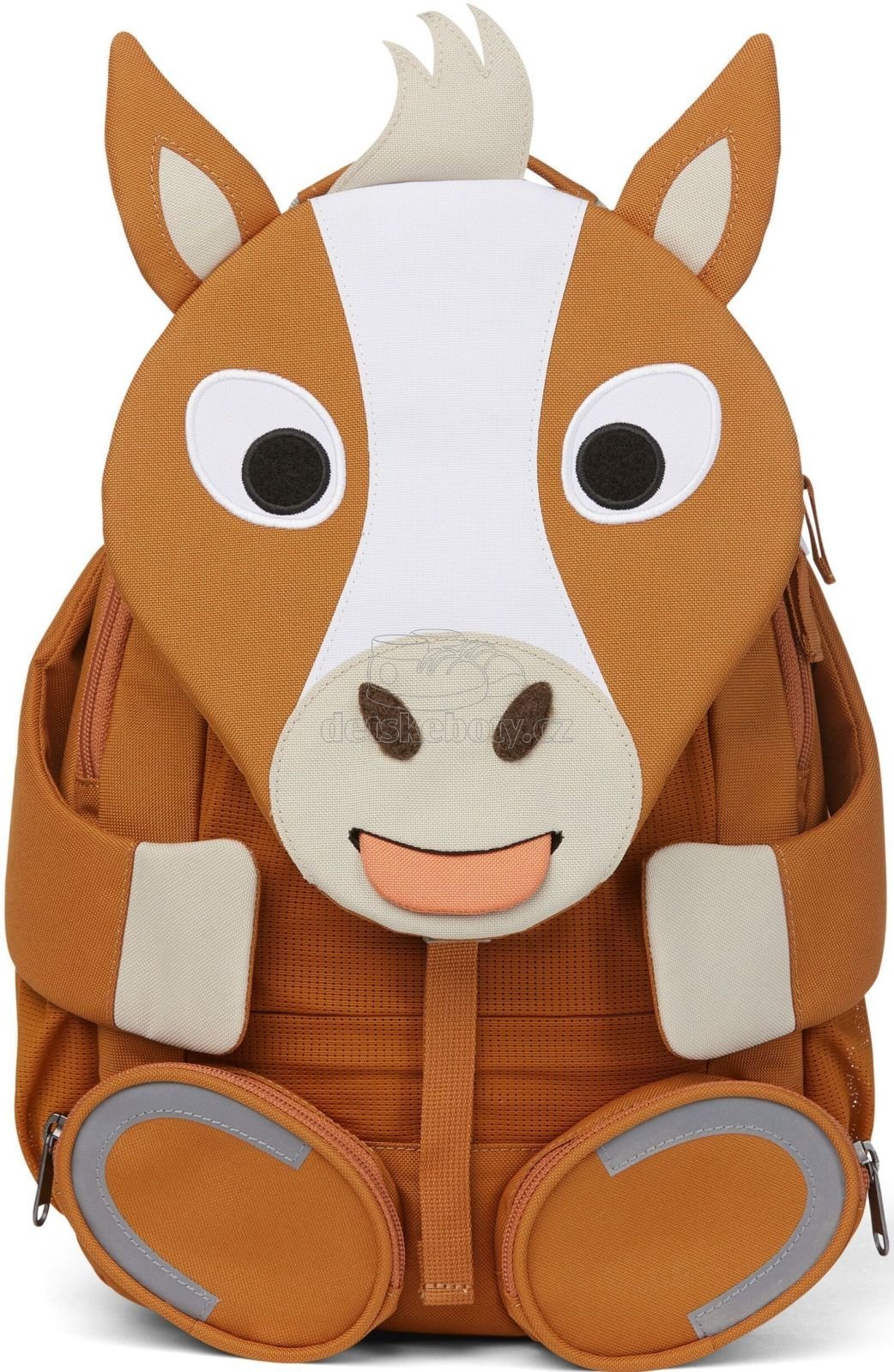 Dětský batoh do školky Affenzahn Large Friend Horse - brown (obrázek 3)