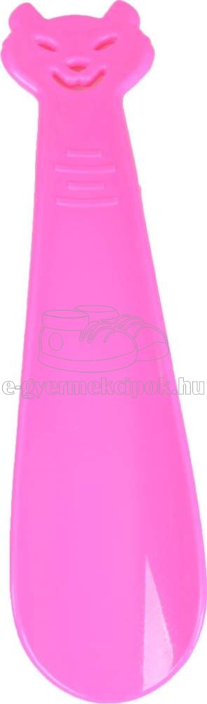 VTR cipőkanál 18 cm  cica, rózsaszín