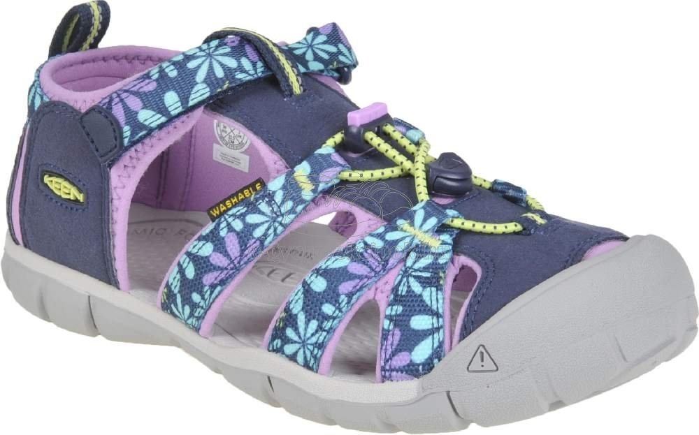 Gyerek szandál Keen Seacamp II CNX Youth black iris/african violet