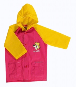 Dětská pláštěnka Viola 5907 růžová/žlutá
